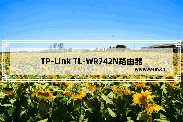 TP-Link TL-WR742N路由器初始密码是什么？