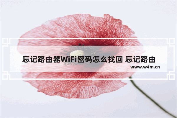 忘记路由器WiFi密码怎么找回 忘记路由器WiFi密码找回方法【介绍】