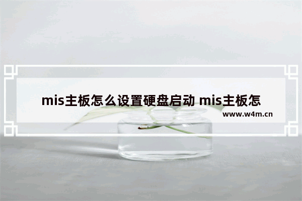 mis主板怎么设置硬盘启动 mis主板怎么进boos