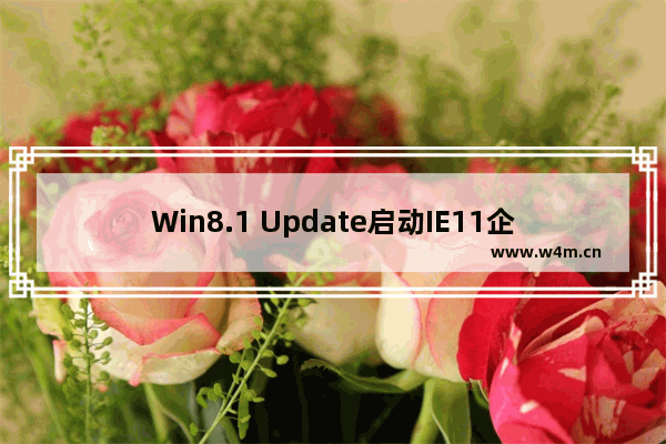 Win8.1 Update启动IE11企业模式的方法