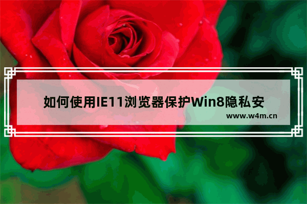 如何使用IE11浏览器保护Win8隐私安全？