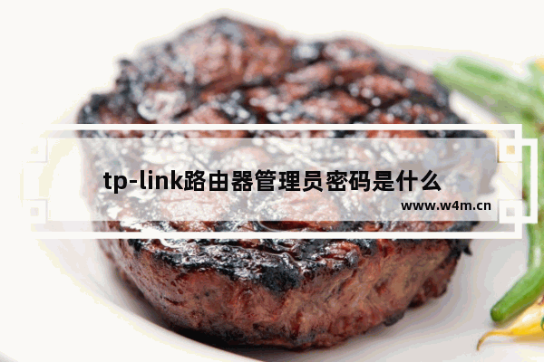 tp-link路由器管理员密码是什么