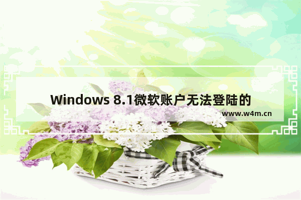 Windows 8.1微软账户无法登陆的解决方法