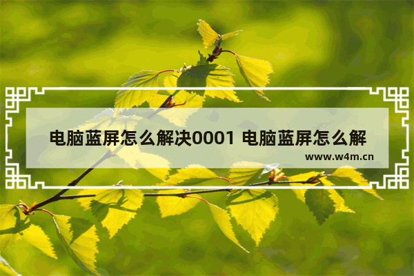 电脑蓝屏怎么解决0001 电脑蓝屏怎么解决000021