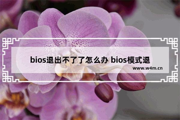 bios退出不了了怎么办 bios模式退不出来