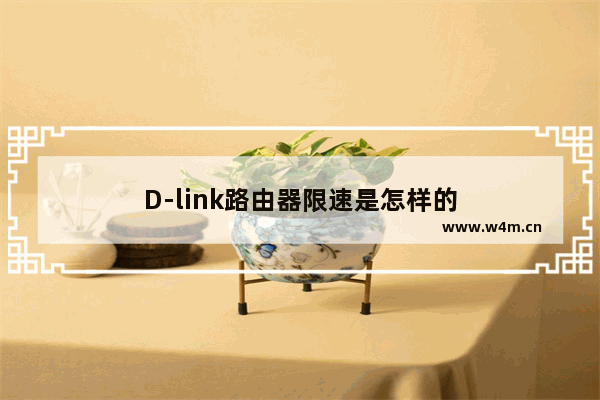 D-link路由器限速是怎样的