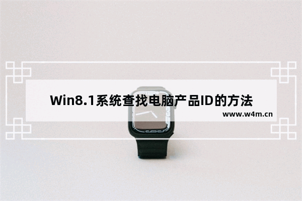 Win8.1系统查找电脑产品ID的方法