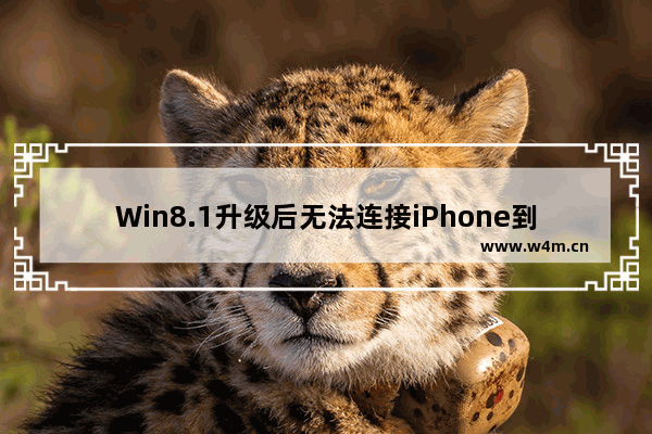 Win8.1升级后无法连接iPhone到iTunes的解决方法