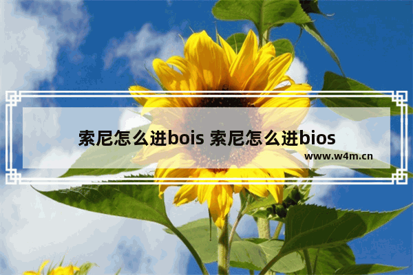 索尼怎么进bois 索尼怎么进bios