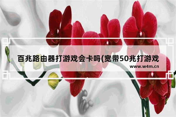 百兆路由器打游戏会卡吗(宽带50兆打游戏卡不卡)