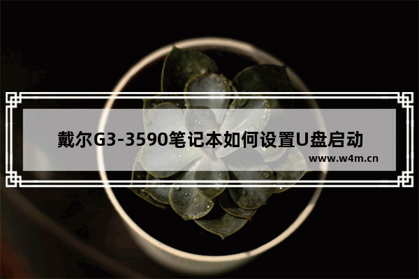 戴尔G3-3590笔记本如何设置U盘启动