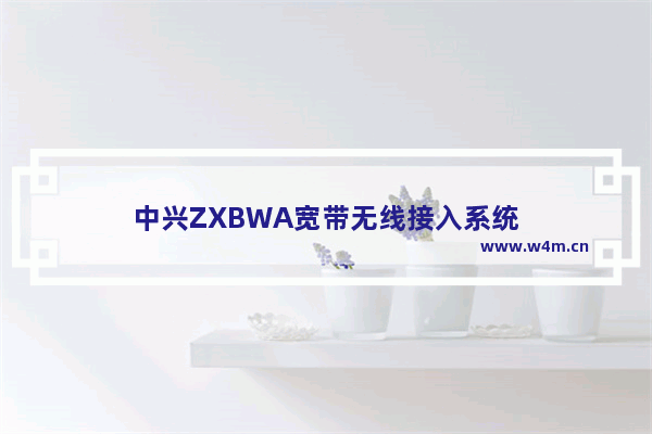 中兴ZXBWA宽带无线接入系统