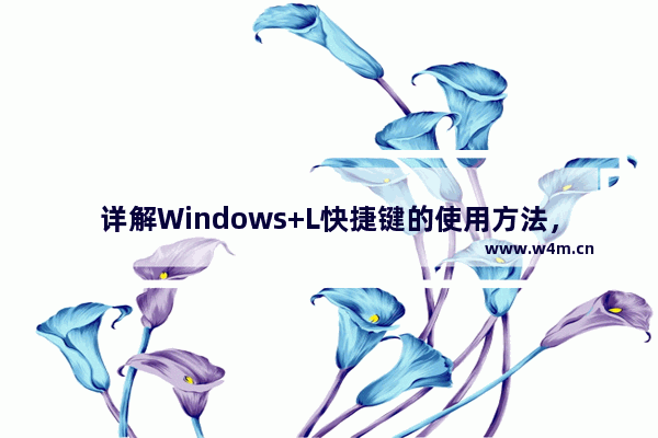 详解Windows+L快捷键的使用方法，了解Windows+L快捷键的功能