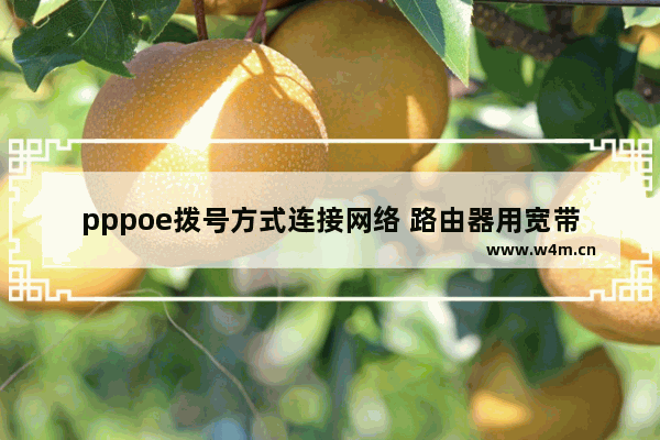 pppoe拨号方式连接网络 路由器用宽带拨号连不上