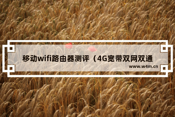 移动wifi路由器测评（4G宽带双网双通的移动路由器介绍）