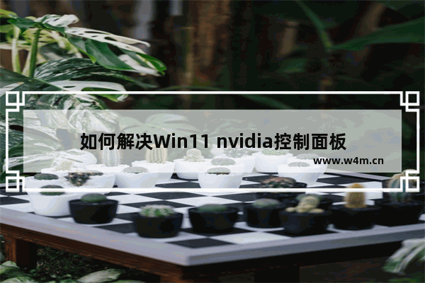 如何解决Win11 nvidia控制面板打开闪退的问题？