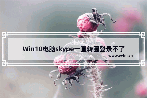 Win10电脑skype一直转圈登录不了？这些方法可尝试