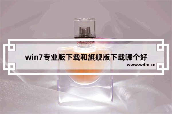 win7专业版下载和旗舰版下载哪个好