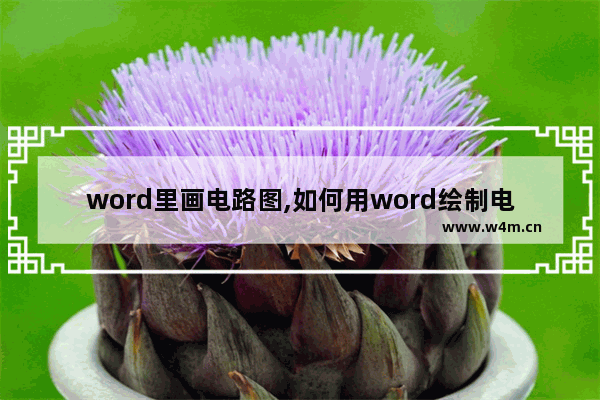 word里画电路图,如何用word绘制电路图