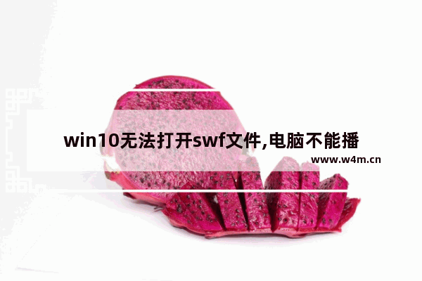 win10无法打开swf文件,电脑不能播放swf文件