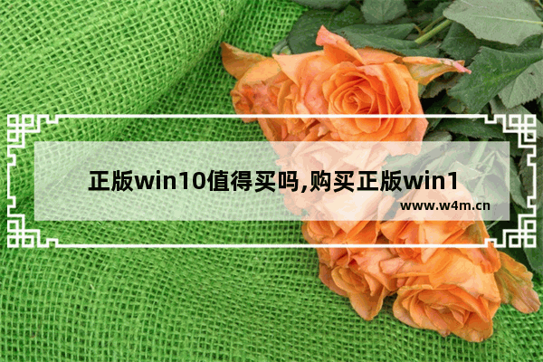 正版win10值得买吗,购买正版win10多少钱