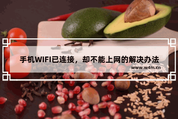 手机WIFI已连接，却不能上网的解决办法