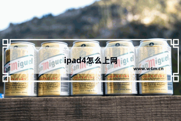 ipad4怎么上网