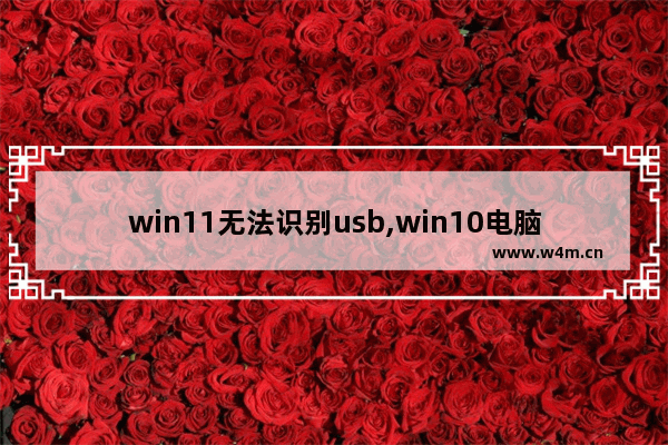 win11无法识别usb,win10电脑usb接口突然失灵了怎么办