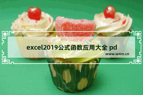 excel2019公式函数应用大全 pdf,2019excel函数公式大全_1