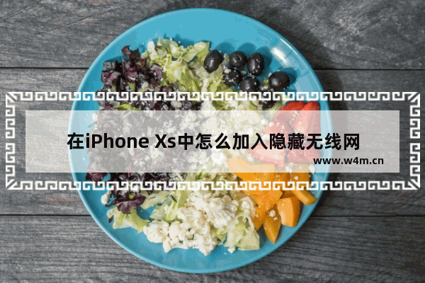 在iPhone Xs中怎么加入隐藏无线网络？加入隐藏无线网络的步骤分享