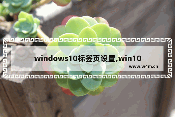 windows10标签页设置,win10新建标签页