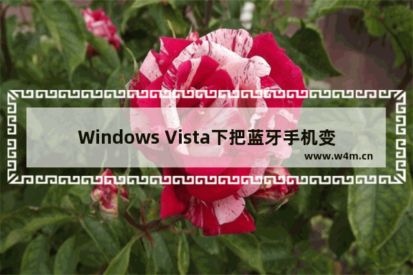 Windows Vista下把蓝牙手机变成QQ网络摄像头