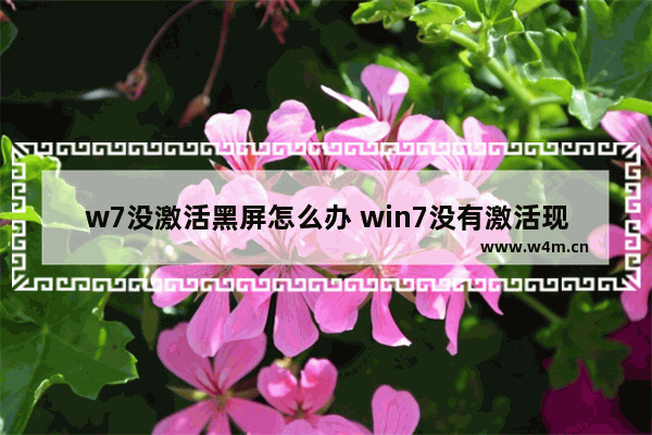 w7没激活黑屏怎么办 win7没有激活现在进不了系统怎么办