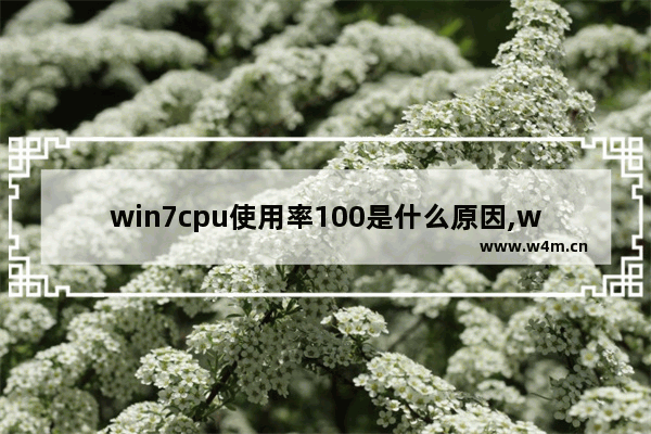 win7cpu使用率100是什么原因,windows7cpu使用率100怎么办