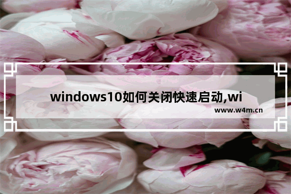 windows10如何关闭快速启动,win10系统快速启动怎么关闭