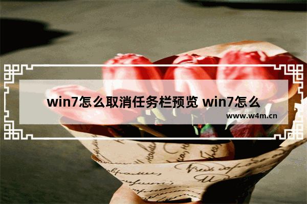 win7怎么取消任务栏预览 win7怎么关闭任务栏程序图标