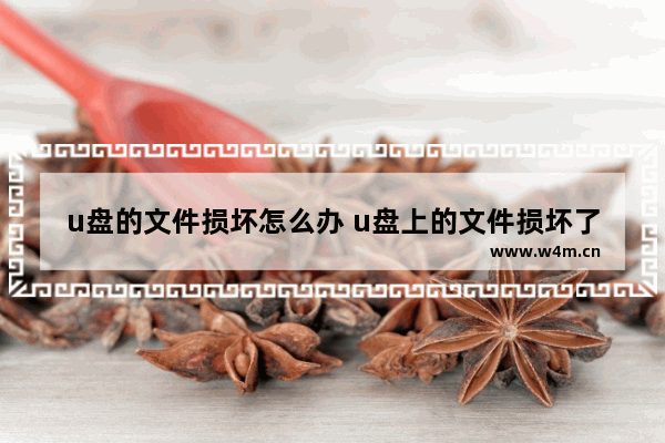 u盘的文件损坏怎么办 u盘上的文件损坏了怎么办