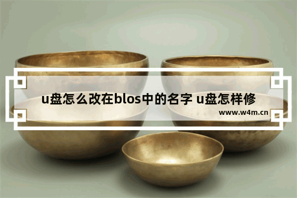 u盘怎么改在blos中的名字 u盘怎样修改名称