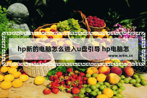 hp新的电脑怎么进入u盘引导 hp电脑怎么进u盘启动