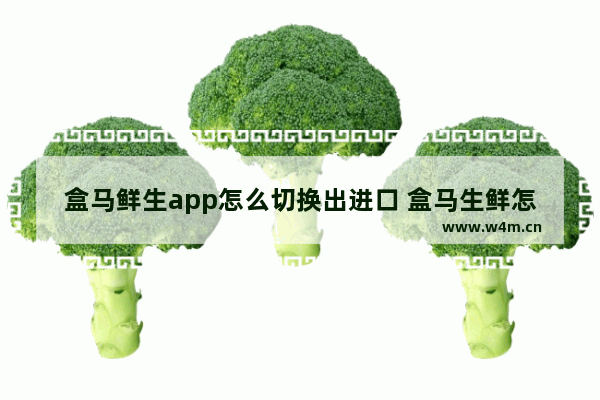 盒马鲜生app怎么切换出进口 盒马生鲜怎么切换到门店