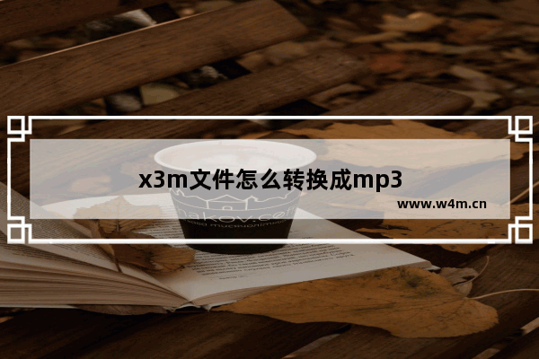 x3m文件怎么转换成mp3