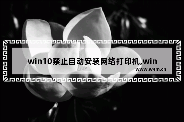 win10禁止自动安装网络打印机,win10打印机不可用