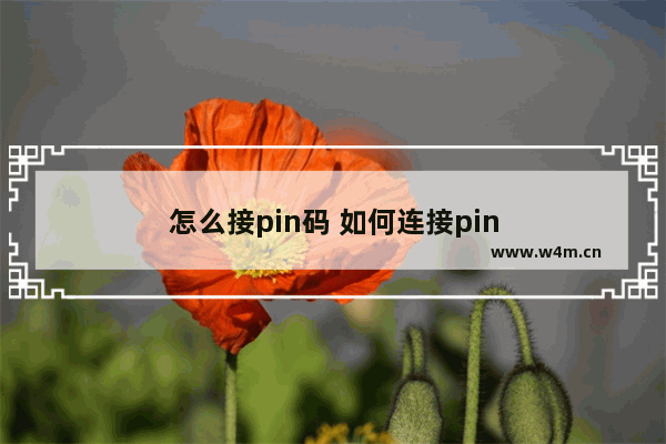 怎么接pin码 如何连接pin