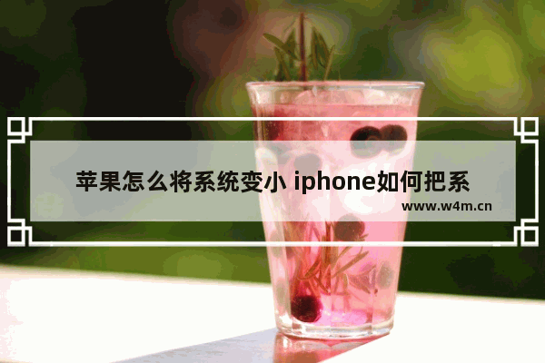 苹果怎么将系统变小 iphone如何把系统占用的空间缩小