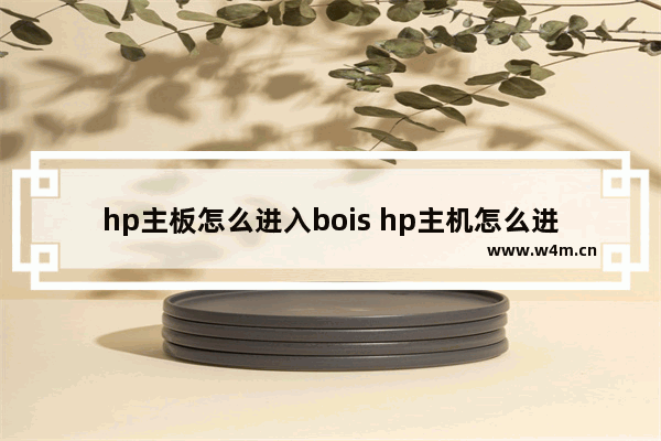 hp主板怎么进入bois hp主机怎么进入bios引导顺序