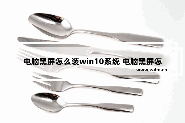 电脑黑屏怎么装win10系统 电脑黑屏怎么装win10系统教程