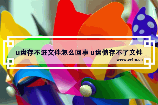 u盘存不进文件怎么回事 u盘储存不了文件