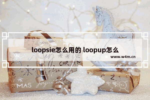 loopsie怎么用的 loopup怎么用