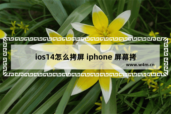 ios14怎么拷屏 iphone 屏幕拷贝