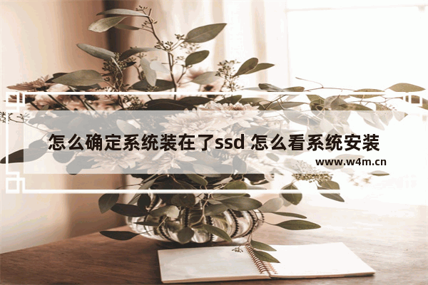 怎么确定系统装在了ssd 怎么看系统安装在固态硬盘